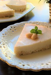 ヴィーガン豆腐レアケーキ