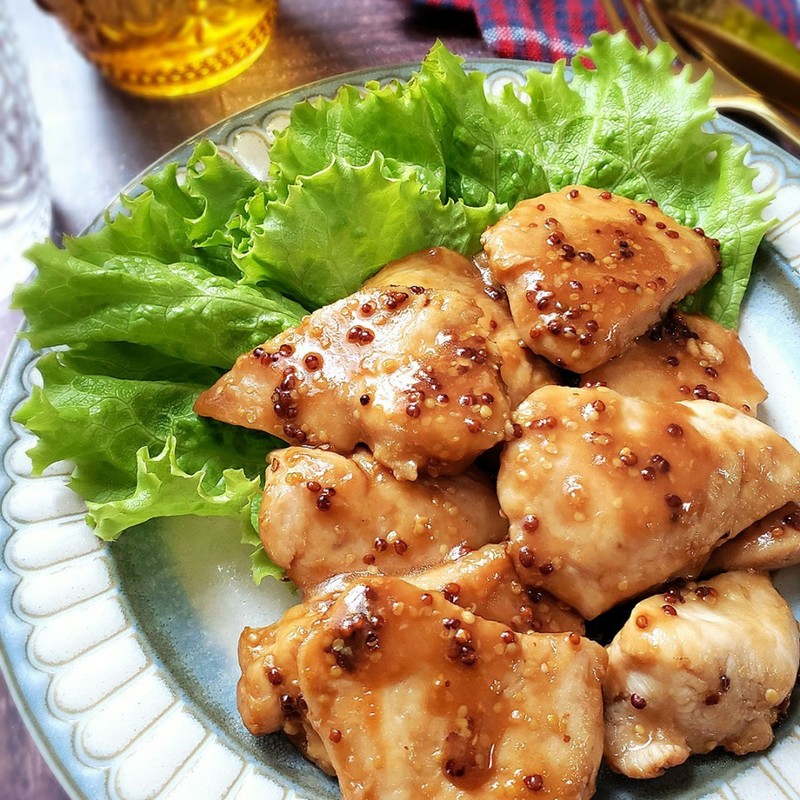 フレンチマスタード鶏胸肉のレシピ