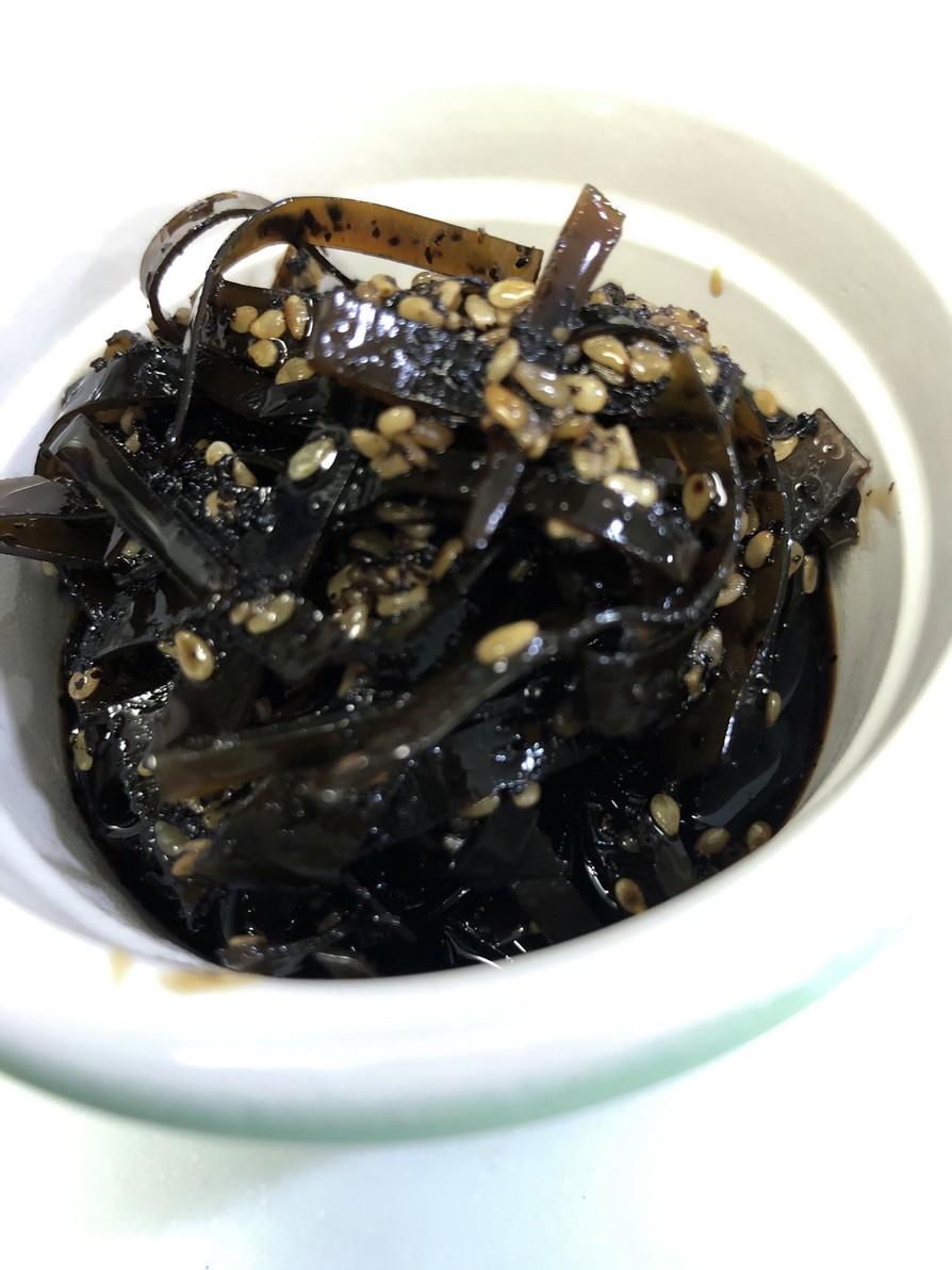 出汁昆布リメイクJWT茶葉入昆布の佃煮の画像