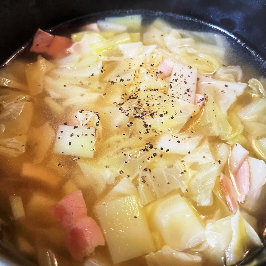 生姜でぽかぽか、あったかスープの画像