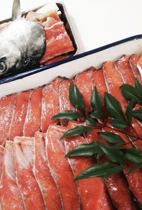 新巻鮭のおろし方&冷凍保存