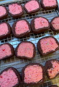 Candy cane cookies 