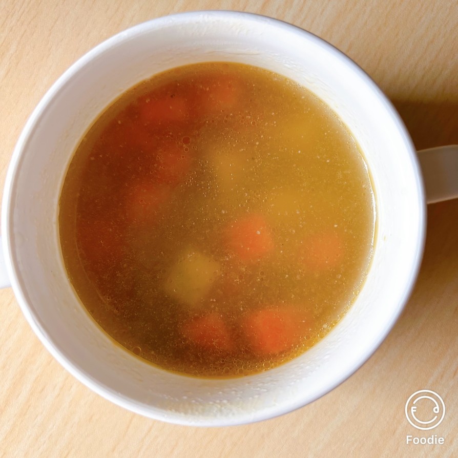 102.長芋とワカメのスープの画像