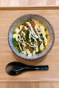 納豆ポン酢マヨご飯