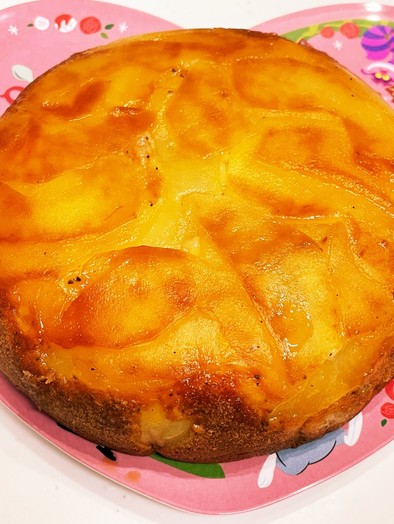 【簡単】HMと炊飯器で作るりんごケーキの写真
