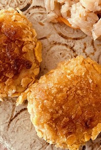 鶏ひき肉で作るシンプルコロッケ