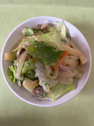 【保育園給食】ヤーコンのサラダの写真