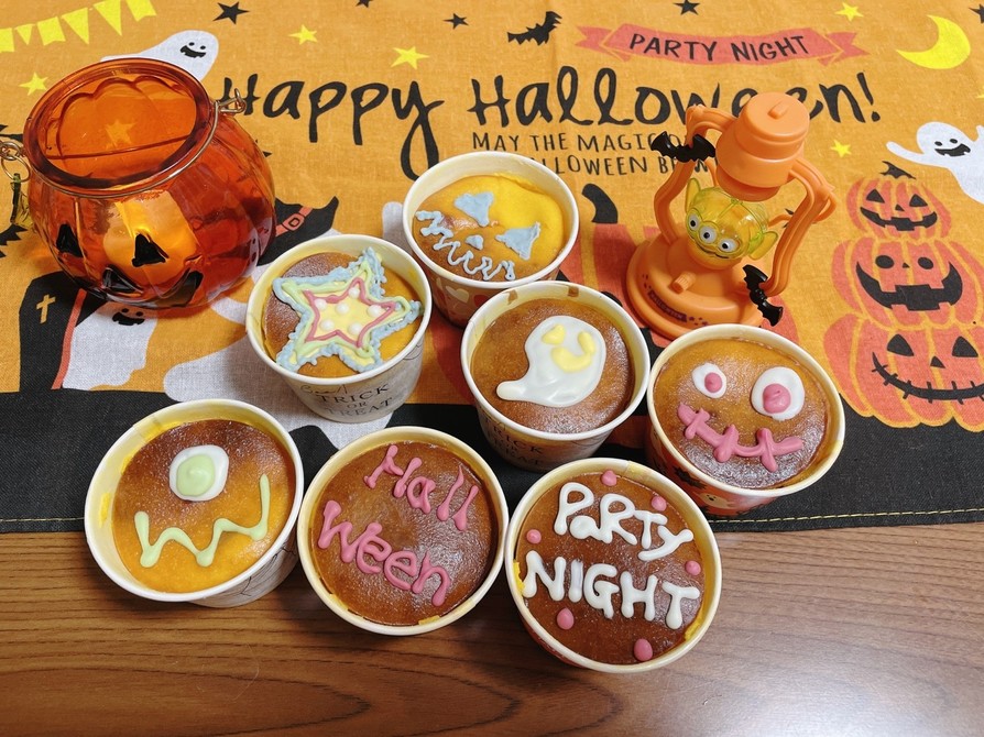 かぼちゃのカップケーキのレシピ