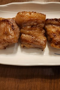 豚バラ肉の甘辛焼き