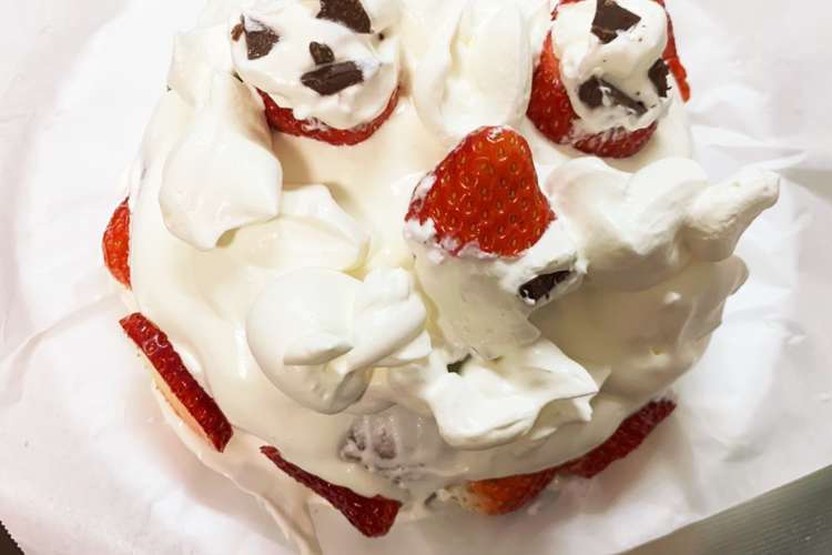 少ない道具と材料で短時間クリスマスケーキ レシピ 作り方 By Beroneete クックパッド 簡単おいしいみんなのレシピが377万品