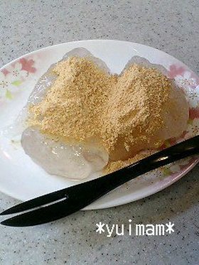 簡単!今食べる京風わらび餅(片栗粉使用)