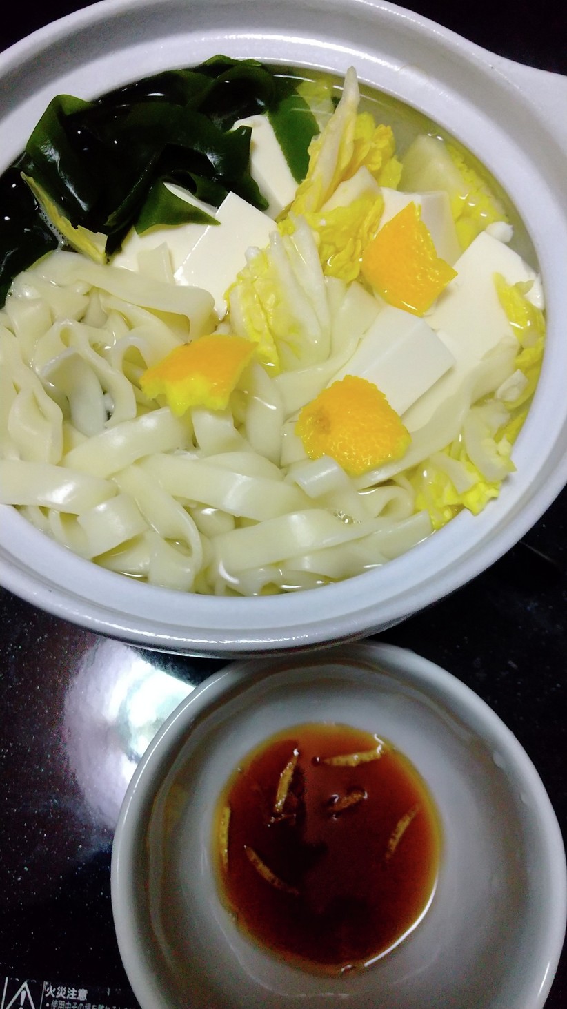 クイック鍋と白菜シュウマイの画像