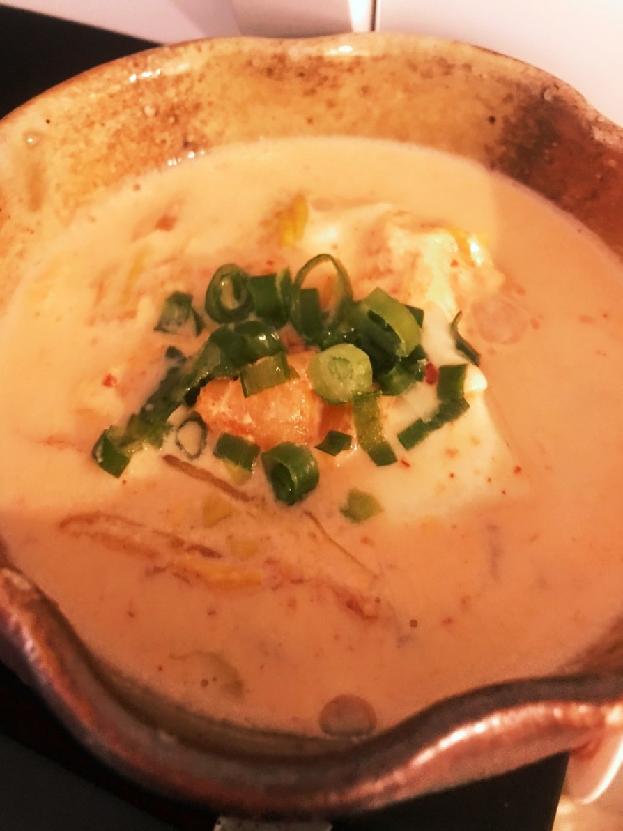 豆乳キムチスープの画像