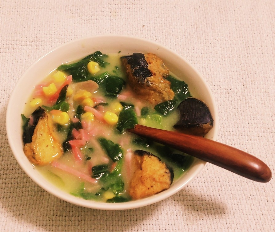 “ポパイコーンスープ旨々鮮やか”の画像