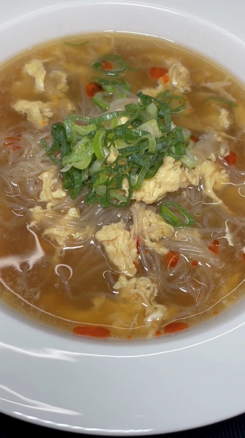 正月太り解消◎中華風かき玉スープの画像