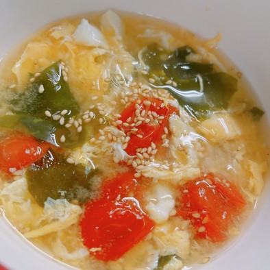 簡単ポカポカ中華スープの写真