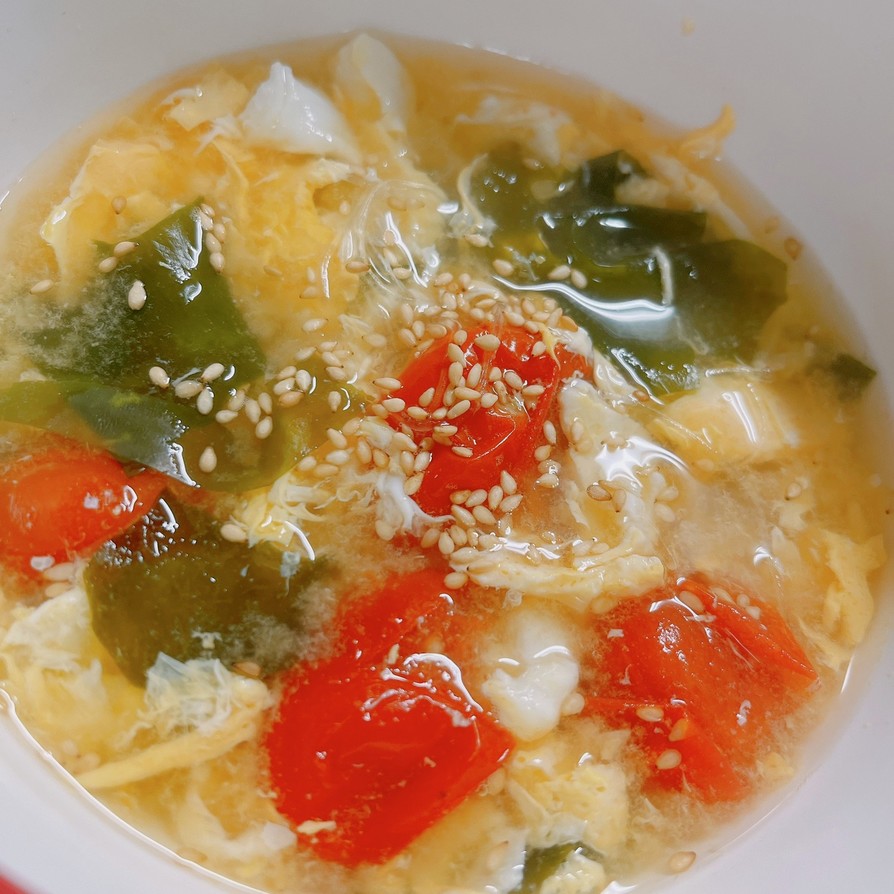 簡単ポカポカ中華スープの画像