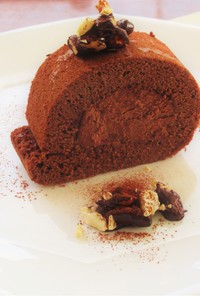 〚 生ショコラロールケーキ 〛