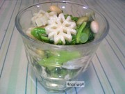 大豆とはなっこりーのサラダの写真