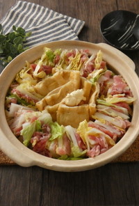 白菜と豚肉の味噌バター鍋
