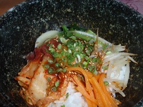 お家で、石焼きビビンバ