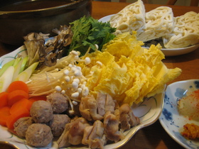 うどんすき家庭味