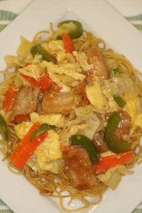 野菜たっぷり✿卵あんかけ✿パスタ