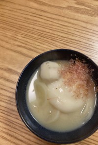 京都の白味噌のお雑煮