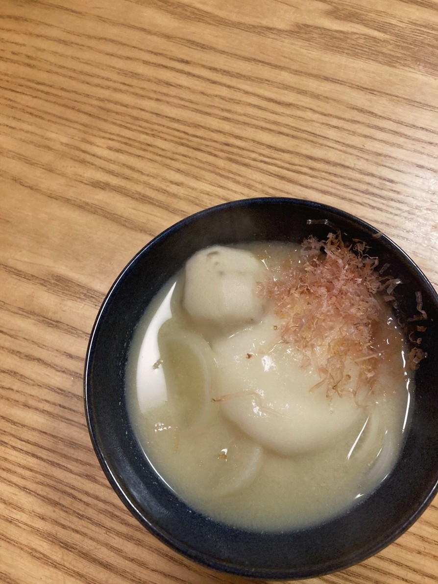 京都の白味噌のお雑煮。人気検索トップ10の画像