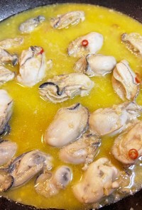 牡蠣のオリーブオイル煮