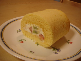 簡単ロールケーキ