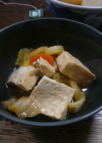 豆腐と野菜の煮物