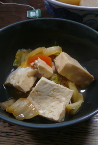 豆腐と野菜の煮物