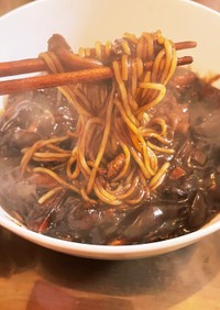 油少な目韓国式ジャージャー麺（炸醤麺）