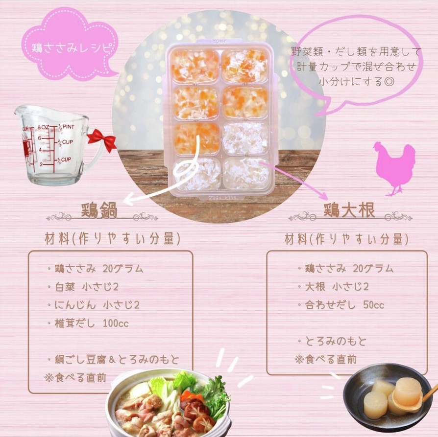 鶏鍋・鶏大根 【離乳食 中期 レシピ】の画像