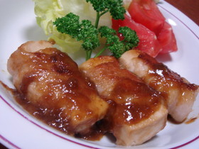 ◆高野豆腐の肉巻き◆和風ソース