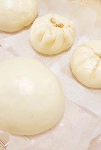 中華まんの皮のレシピ(4個分)