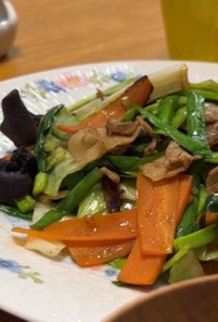 【15分主菜】肉野菜炒め