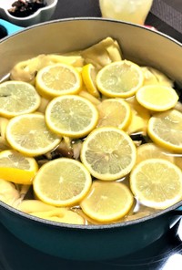 ピリ辛♪「鶏の塩レモン鍋」