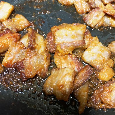 簡単&時短　カロリーオフ　豚肉の味噌炒めの写真