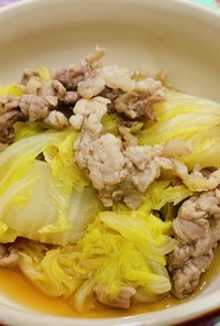 白菜と豚肉挽肉のうま煮