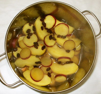 さつま芋りんご蜂蜜煮♪簡単便秘に漢方薬膳の写真