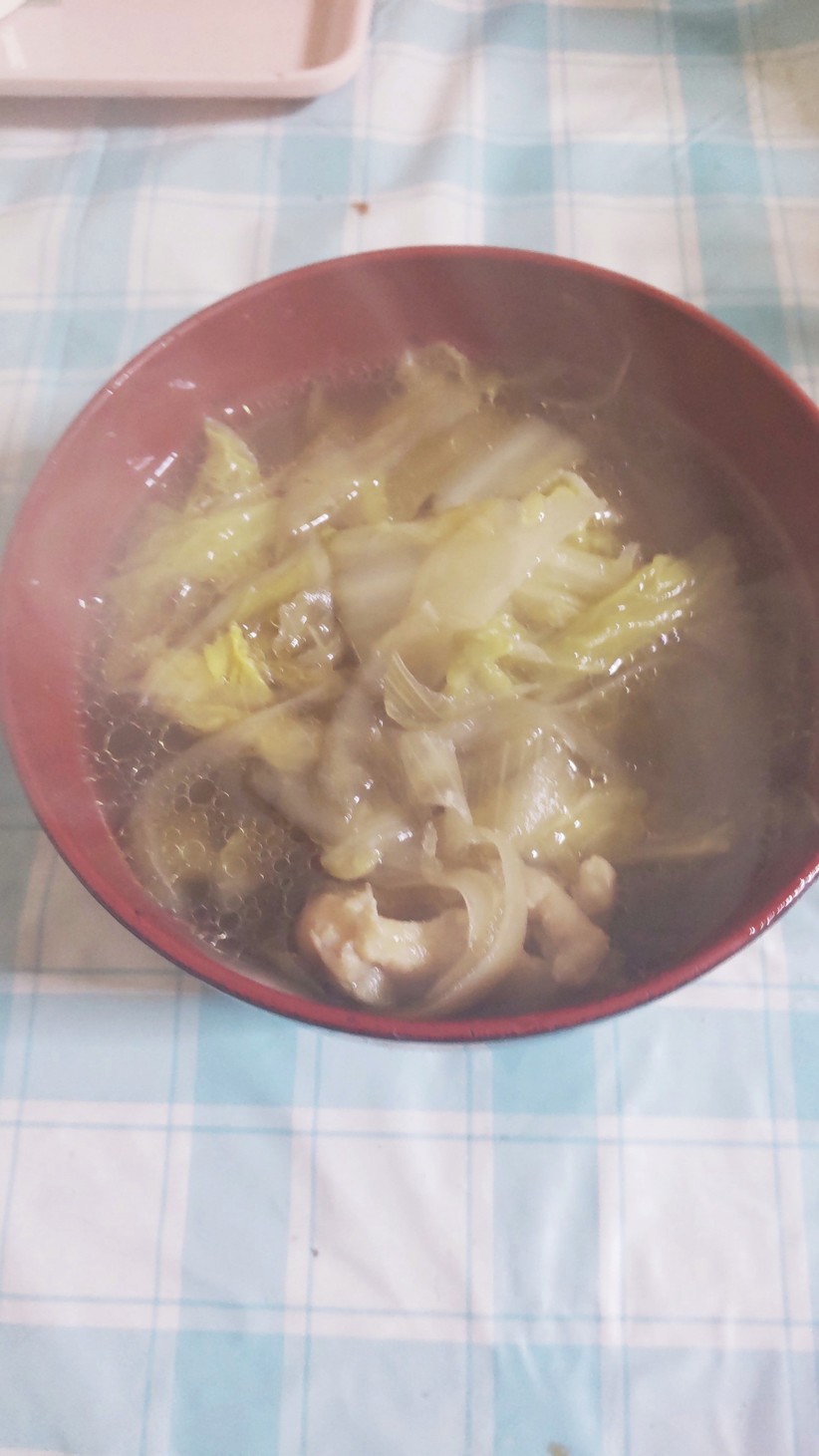 お雑煮、うどんにも◎トロトロ白菜のスープの画像