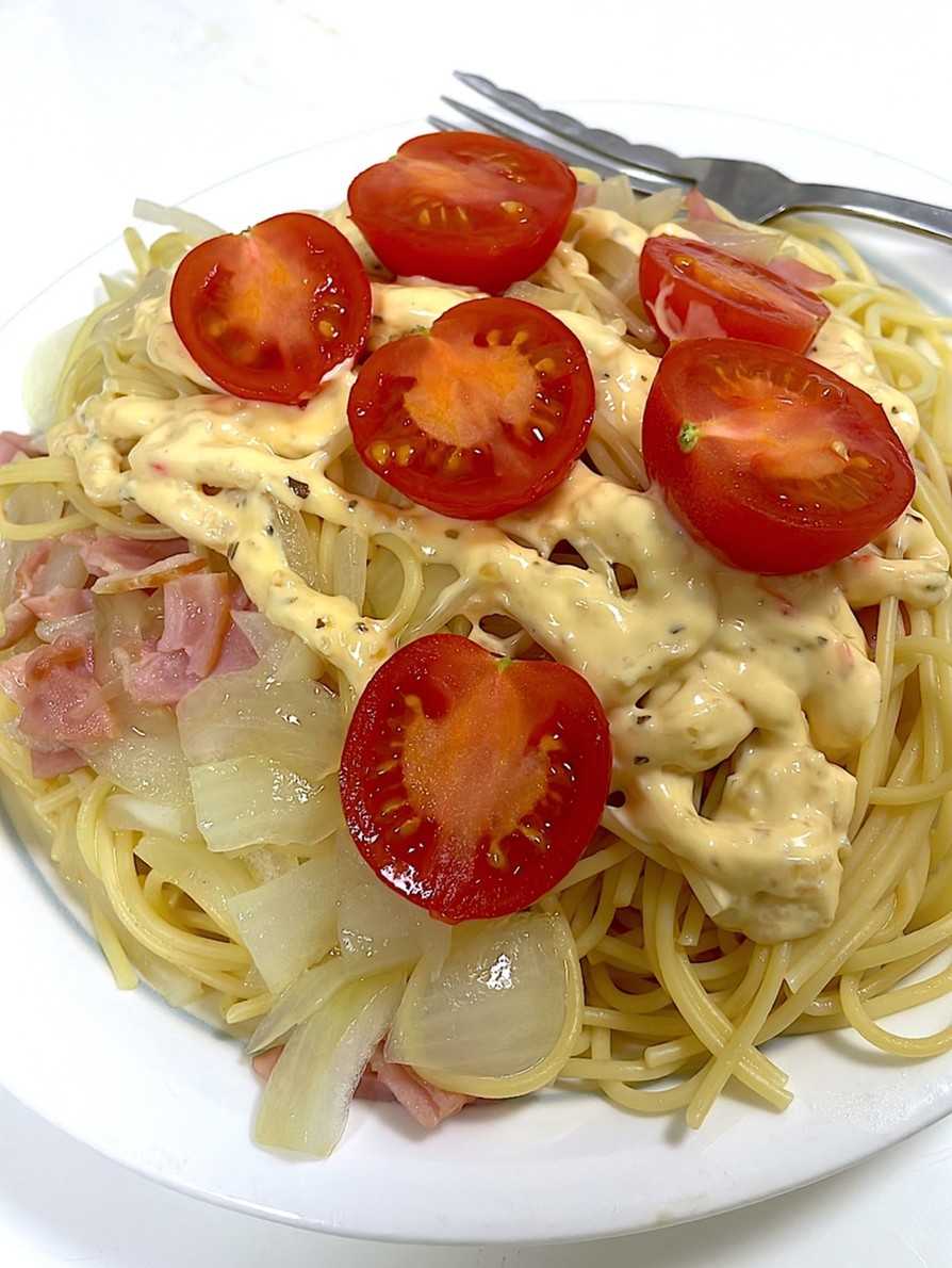 玉葱とベーコンのガーリックバター・パスタ by よっちゃん5050 【クックパッド】 簡単おいしいみんなのレシピが394万品