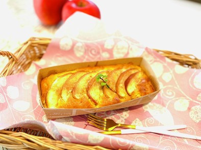 りんごパウンドケーキの写真