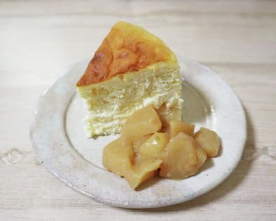 ふんわりチーズケーキ　りんごバター味の写真
