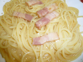 ヘルシーパスタ♪豆乳カルボナーラ