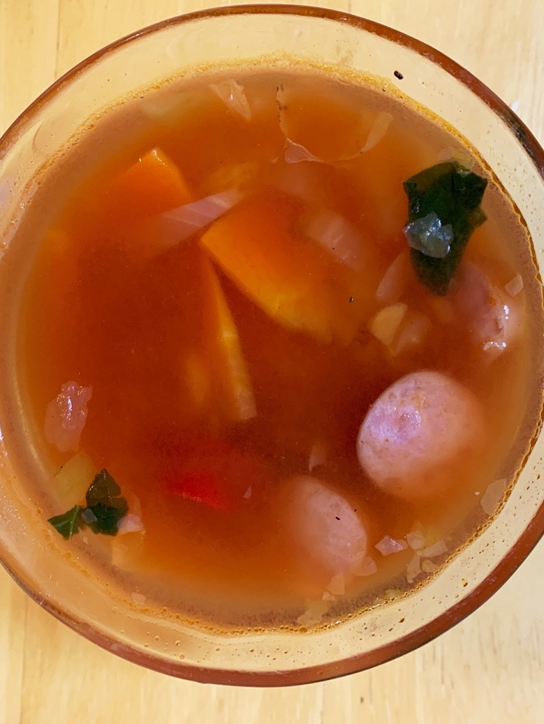 お弁当用トマトスープの画像