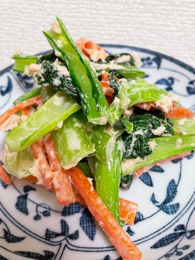 小松菜サラダの写真