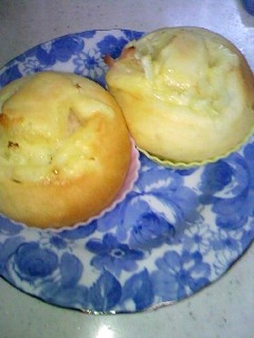 もちもち☆オニオンハムチーズパン
